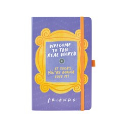 LIBRETA DE APUNTES DANPEX TRAVELER NOTES FRIENDS WELCOME FRIA50-6 80 HOJAS