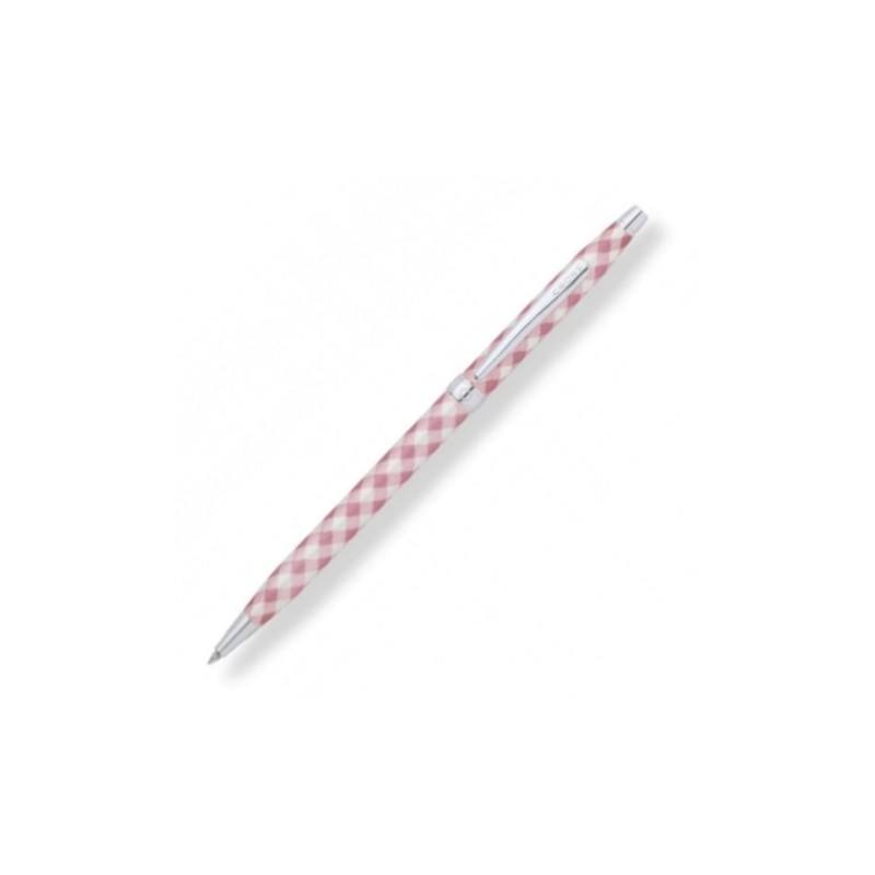 BOLIGRAFO GINGHAM CROSS AT082-67 ROSA PALIDO
