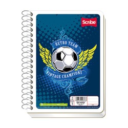 MINILIBRETA DE APUNTES CON ESPIRAL 1/8 SCRIBE ESCOLAR MEGA 4630 100 HOJAS