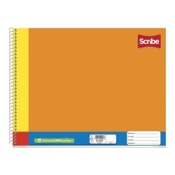 BLOCK DE DIBUJO SCRIBE ESCOLAR 4590 10 HOJAS CHICO CON PROTECTORES