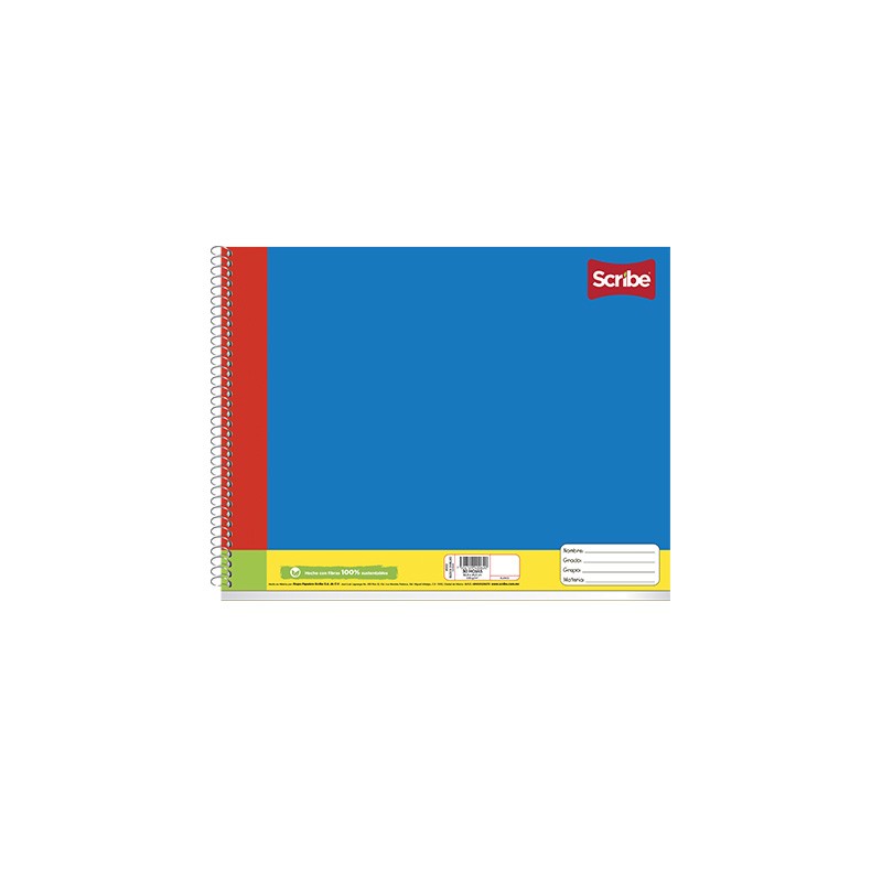 BLOCK DE DIBUJO SCRIBE ESCOLAR 4592 30 HOJAS GRANDE C/PROTECTORES