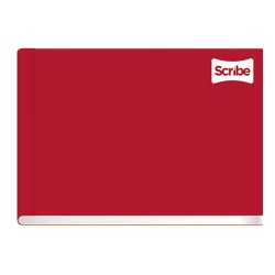 CUADERNO COSIDO FORMA ITALIANA SCRIBE CLASICO 4524 100 HOJAS DOBLE RAYA