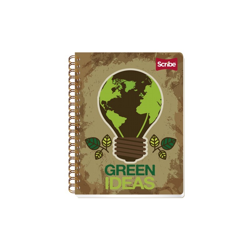 CUADERNO PROFESIONAL SCRIBE ECOLOGICO 3802 100 HOJAS CUADRO 5 MM.
