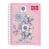 CUADERNO CON ESPIRAL FORMA FRANCESA SCRIBE NATURAL 6020 100 HOJAS RAYA