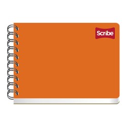 CUADERNO CON ESPIRAL FORMA ITALIANA SCRIBE CLASICO 1503 100 HOJAS CUADRO 7 MM.