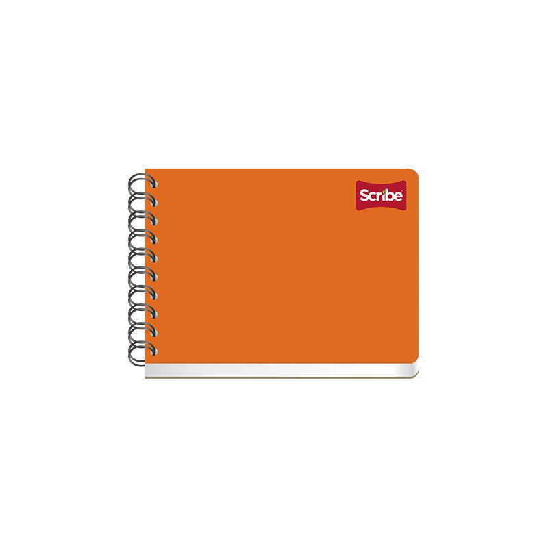 CUADERNO CON ESPIRAL FORMA ITALIANA SCRIBE CLASICO 1503 100 HOJAS CUADRO 7 MM.