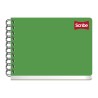 CUADERNO CON ESPIRAL FORMA ITALIANA SCRIBE CLASICO 1504 100 HOJAS DOBLE RAYA