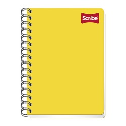 CUADERNO CON ESPIRAL FORMA FRANCESA SCRIBE CLASICO 1600 100 HOJAS RAYA