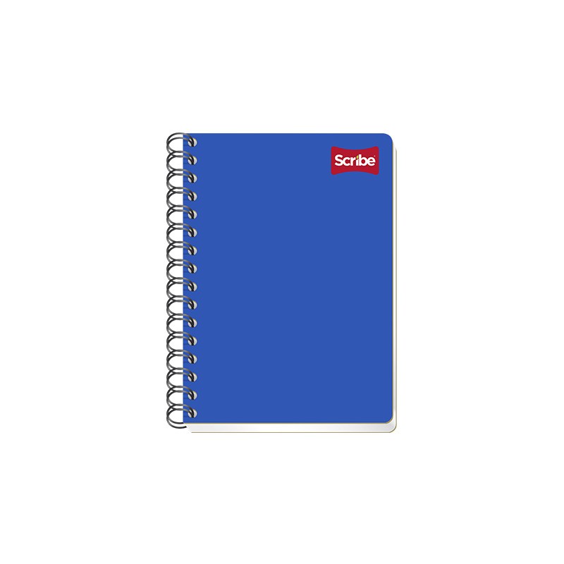 CUADERNO CON ESPIRAL FORMA FRANCESA SCRIBE CLASICO 1601 100 HOJAS BLANCO