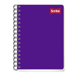 CUADERNO CON ESPIRAL FORMA FRANCESA SCRIBE CLASICO 1602 100 HOJAS CUADRO 5 MM.
