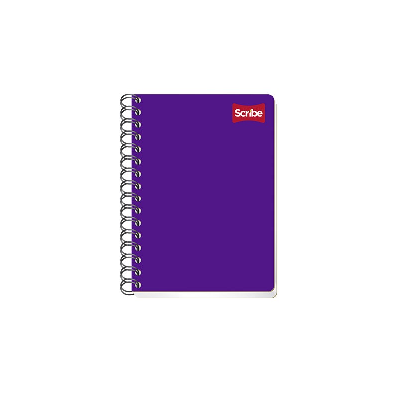 CUADERNO CON ESPIRAL FORMA FRANCESA SCRIBE CLASICO 1602 100 HOJAS CUADRO 5 MM.