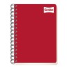 CUADERNO CON ESPIRAL FORMA FRANCESA SCRIBE CLASICO 1604 100 HOJAS DOBLE RAYA