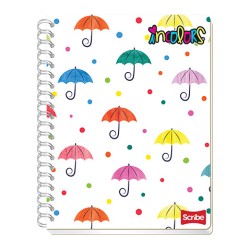 CUADERNO PROFESIONAL SCRIBE IN COLORS 1072 100 HOJAS CUADRO 5 MM.