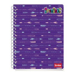 CUADERNO PROFESIONAL SCRIBE IN COLORS 1073 100 HOJAS CUADRO 7 MM.