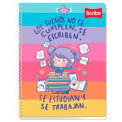 CUADERNO PROFESIONAL SCRIBE VANIA BACHUR 1833 90H  CUADRO 7 MM.