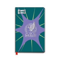 LIBRETA FORMA FRANCESA PASTA DURA SCRIBE SELECCION MEXICANA 8690 RAYA 100 HOJAS