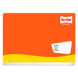 CUADERNO ENGRAP FORMA ITALIANA SCRIBE 6134 100 HOJAS DOBLE RAYA