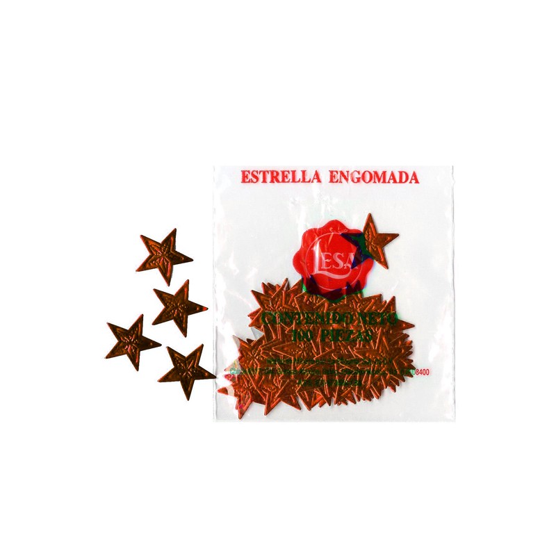 ESTRELLA LESA # 4 ROJO BOLSA CON 100