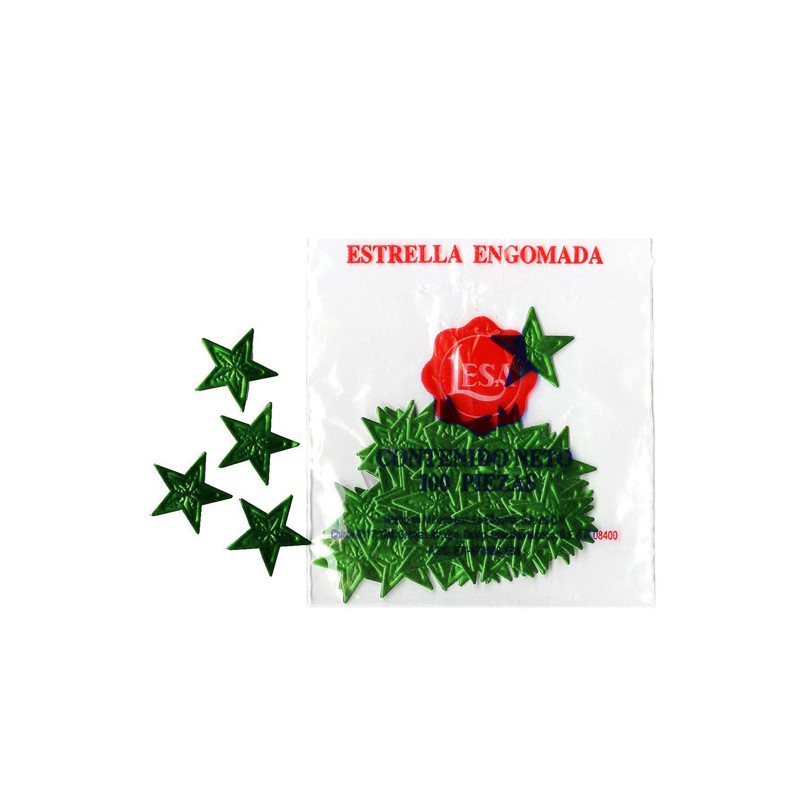 ESTRELLA LESA # 4 VERDE BOLSA CON 100