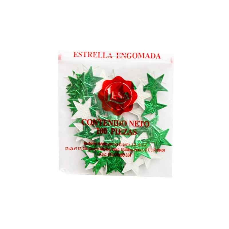 ESTRELLA LESA #16 VERDE BOLSA CON 100