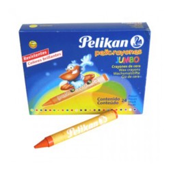 CRAYONES PELIKAN TRIANGULAR JUMBO CAJA CON24