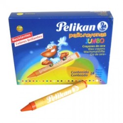 CRAYONES PELIKAN JUMBO CAJA CON24