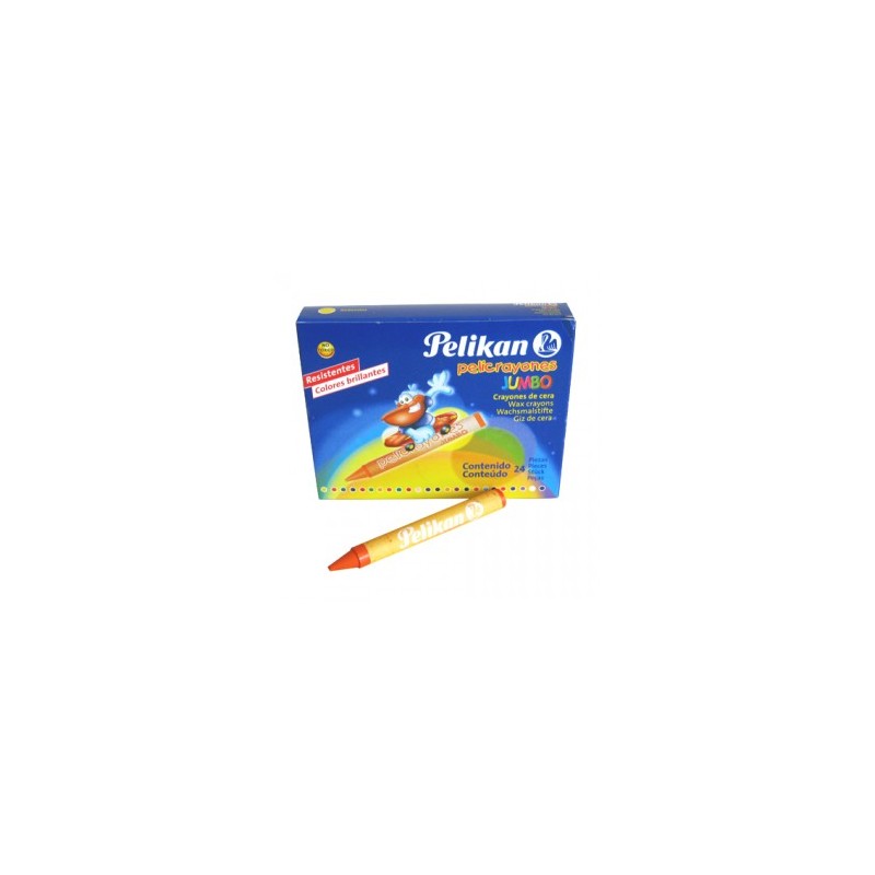 CRAYONES PELIKAN JUMBO CAJA CON24