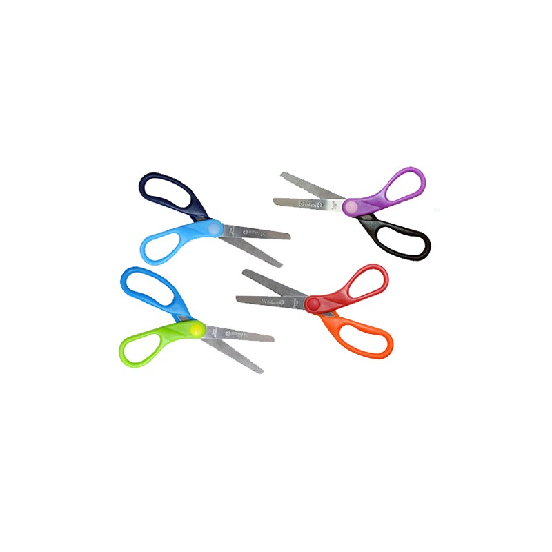 TIJERA ESCOLAR PELIKAN 5 PULGADAS ERGONOMICA PARA ZURDOS