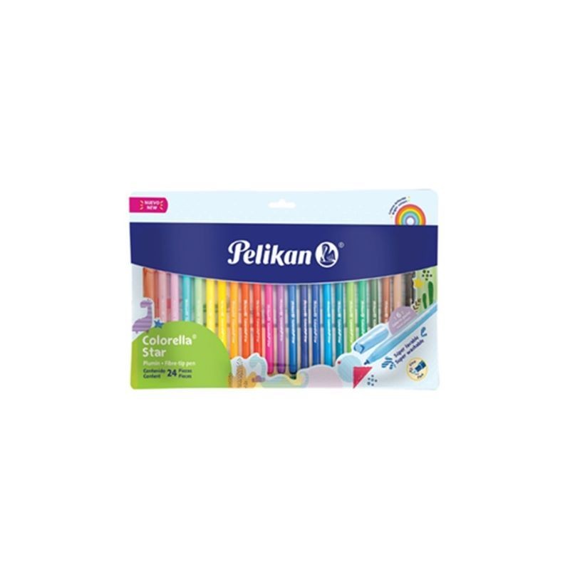 MARCADOR LAVABLE COLORELLA STAR ESTUCHE C/30