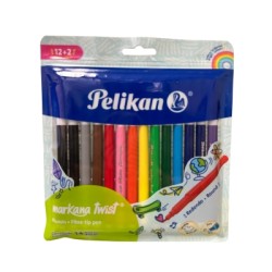MARCADOR MARKANA TWIST PELIKAN 30311200 ESTUCHE CON 12